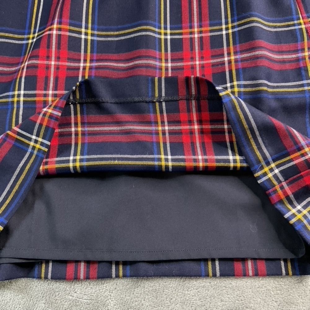 Talbots NWT Woman's Size 4 Trendy Stewart Tartan Plaid A-Line Wool-Blend Skirt - Picture 6 of 13